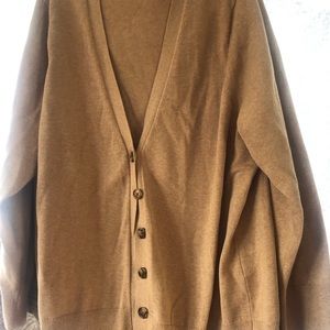 Classic v-neck cotton cardigan